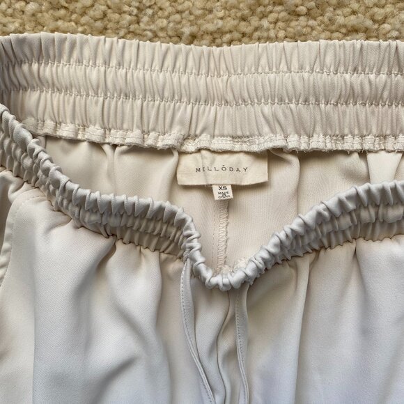 MELLODAY - Wide Leg Drawstring Pants - Picture 3 of 3